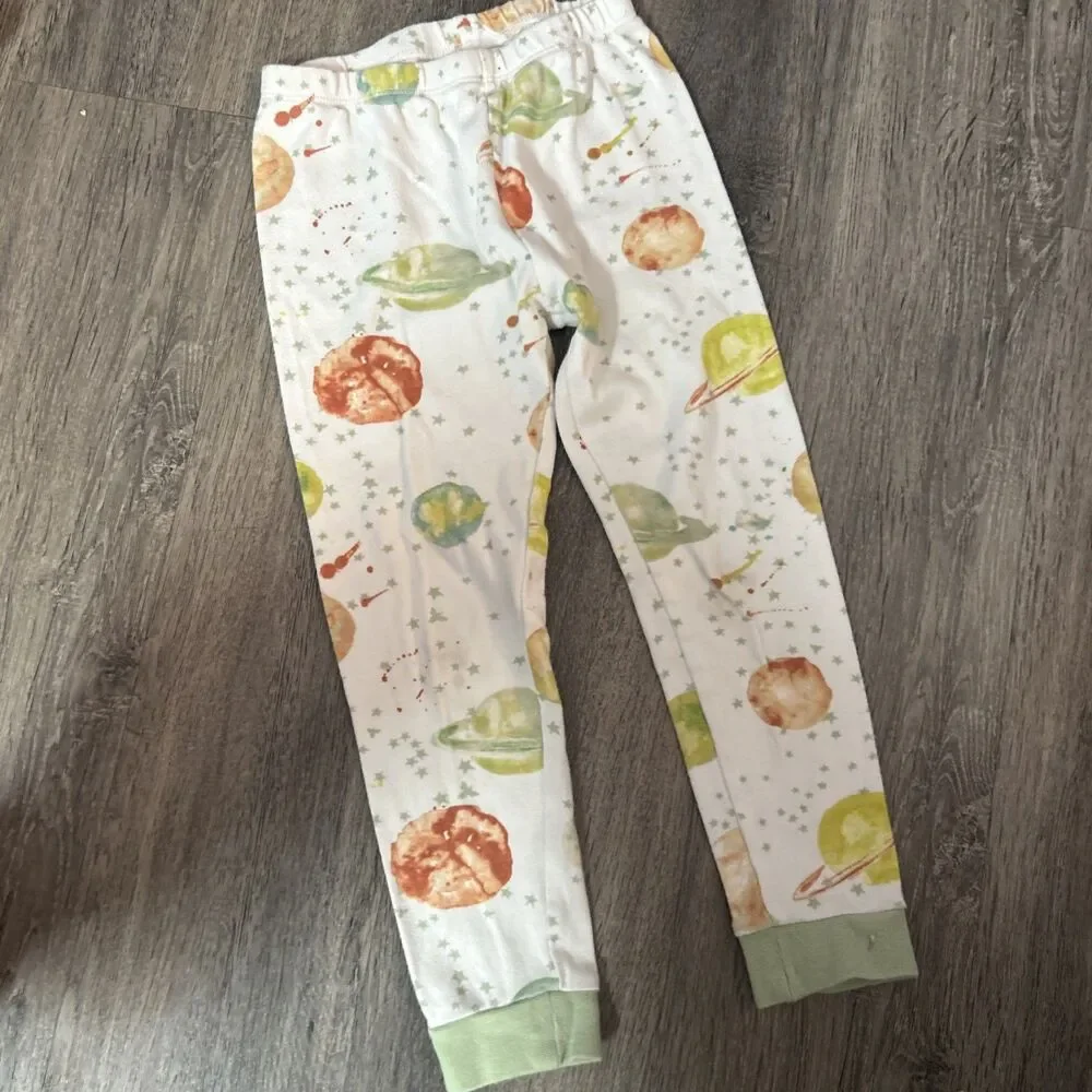 Burt's Bees 100% Organic Cotton Gender Neural Galaxy Pajama Set 5T Crunchy Mom